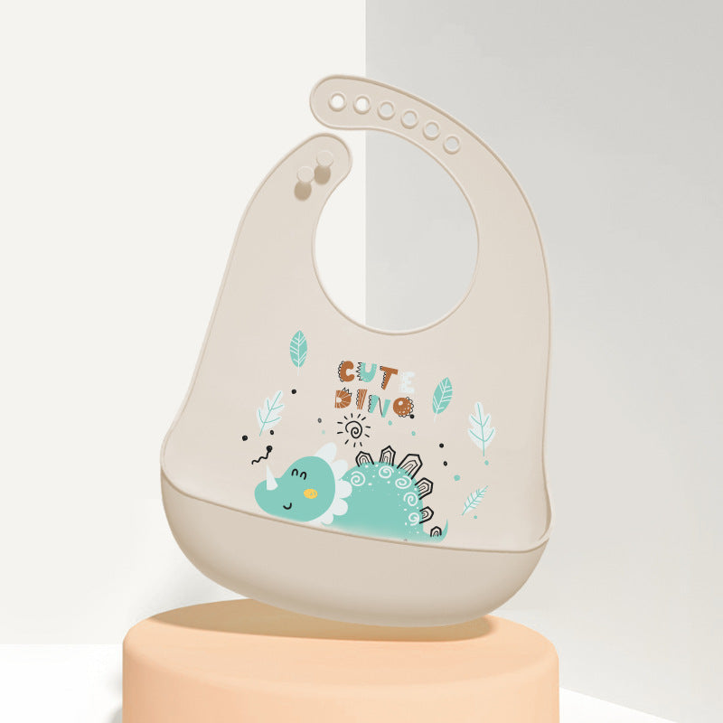 3D Baby Waterproof Silicone Bib for Feeding Kids