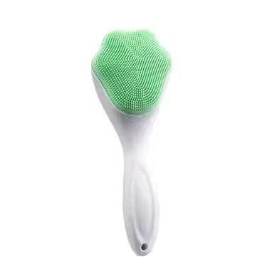 Silicone Manual Facial Cleansing Brush with Soft Bristles