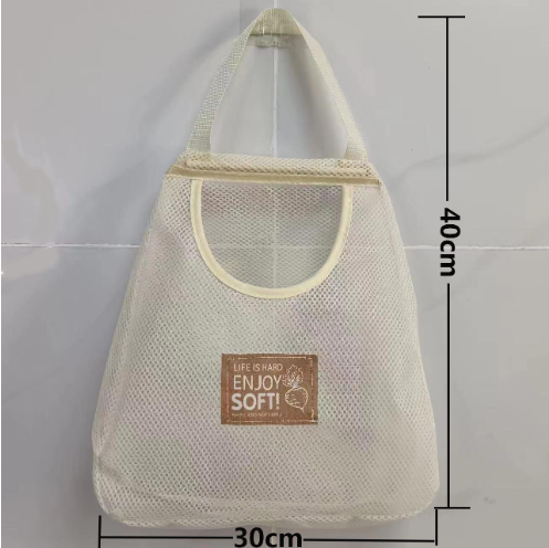 Fruits and Vegetables Storage Net Bag with Onion Hanger