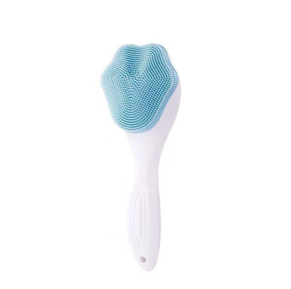 Silicone Manual Facial Cleansing Brush with Soft Bristles