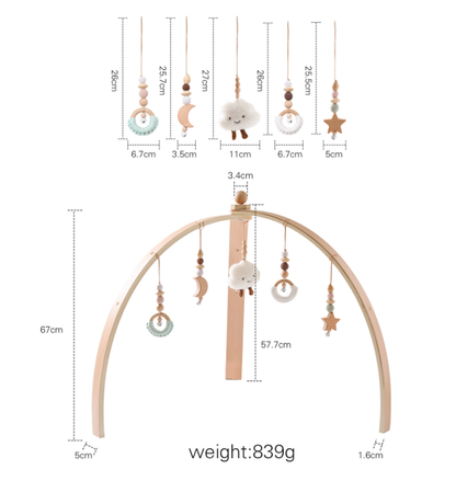 Baby Wooden Gym Frame