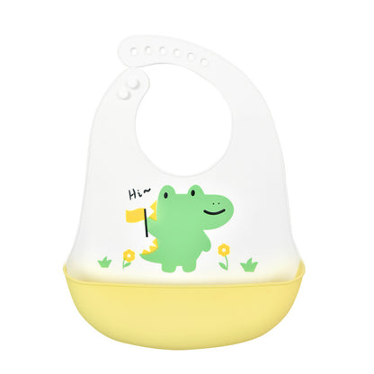 3D Baby Waterproof Silicone Bib for Feeding Kids