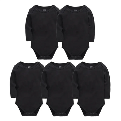 Pure Snug Baby Romper - Long-Sleeved Cotton Onesie