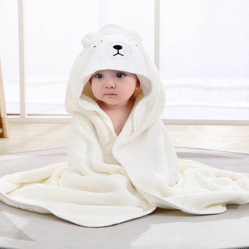 Soft Coral Fleece Newborn Wrap Blanket for Infants