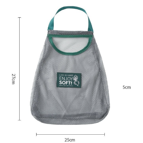 Fruits and Vegetables Storage Net Bag with Onion Hanger