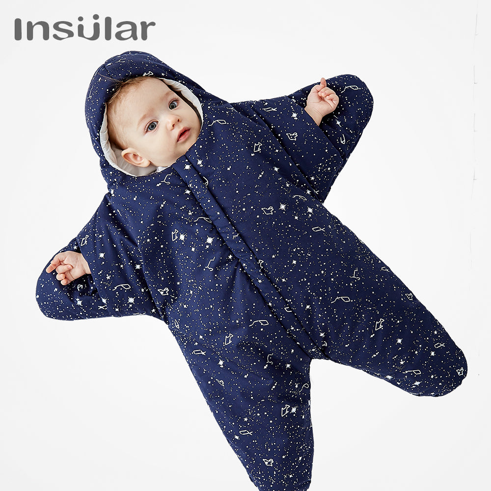 Starfish Baby Sleeping Bag Blanket for Winter Warmth