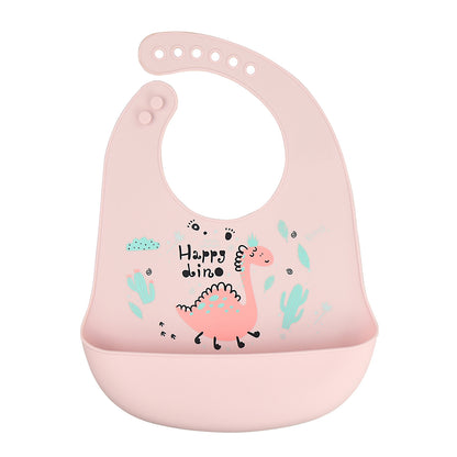3D Baby Waterproof Silicone Bib for Feeding Kids
