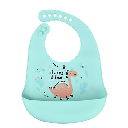 3D Baby Waterproof Silicone Bib for Feeding Kids