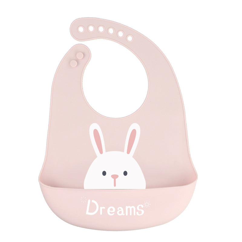 3D Baby Waterproof Silicone Bib for Feeding Kids