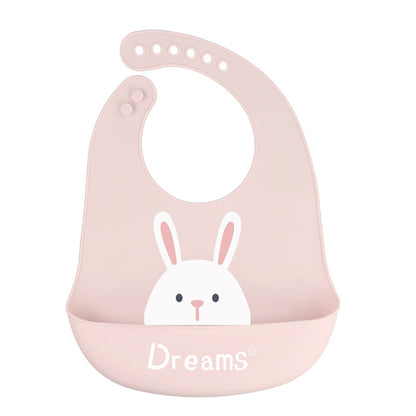 3D Baby Waterproof Silicone Bib for Feeding Kids