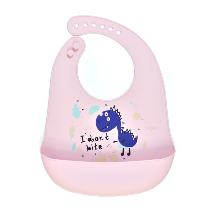 3D Baby Waterproof Silicone Bib for Feeding Kids