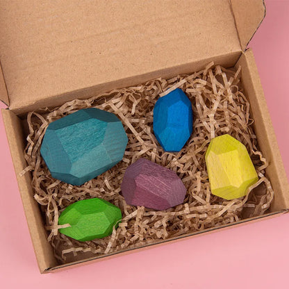 Children's colorful Jagged Stone Toys