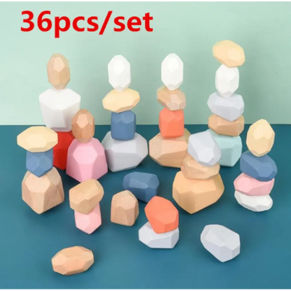 Children's colorful Jagged Stone Toys