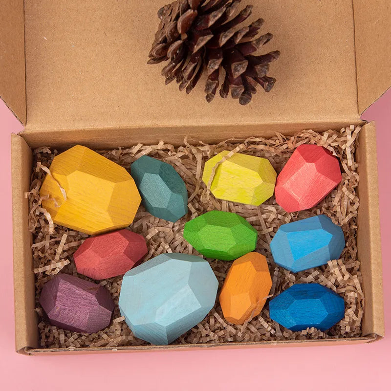 Children's colorful Jagged Stone Toys